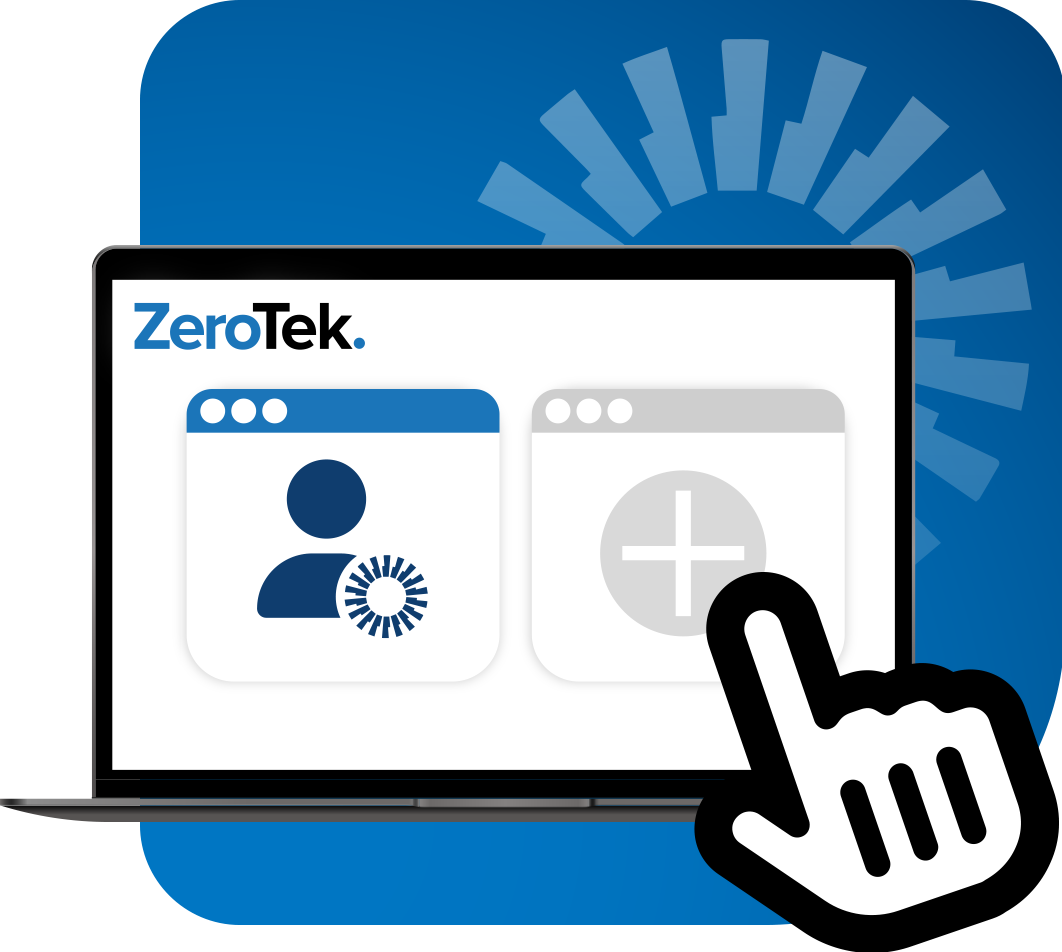 Illustration showing how easy it is to deploy new Okta orgs from ZeroTek