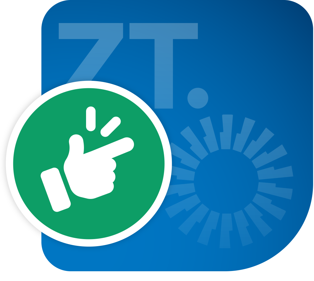 Illustration with an icon of snapping fingers to indicate how easy it is for MSPs to deploy and manage Okta with ZeroTek