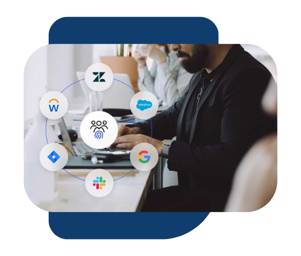 Illustration of an MSP creating a new Okta org from ZeroTek in a single click.